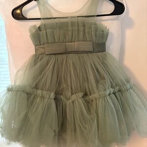Elegant Green Tulle Dress